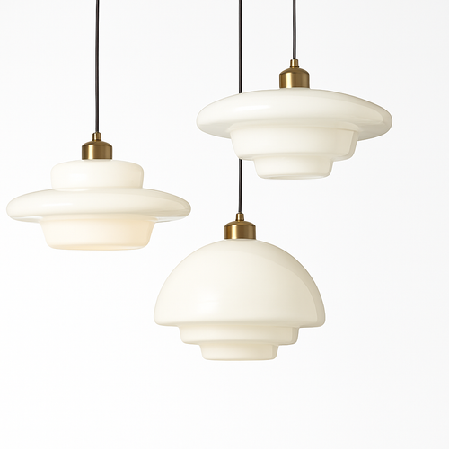 suspension en verre nordique design moderne pour intérieur élégant