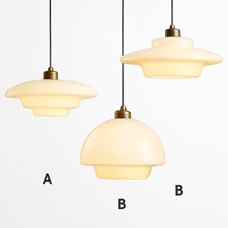 suspension en verre nordique design moderne pour intérieur élégant