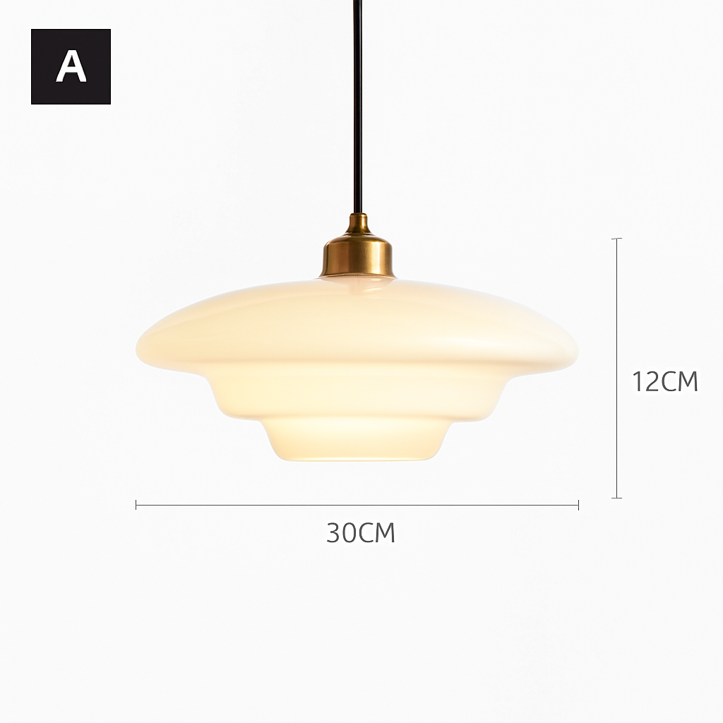 suspension en verre nordique design moderne pour intérieur élégant - vue 7 sur 9