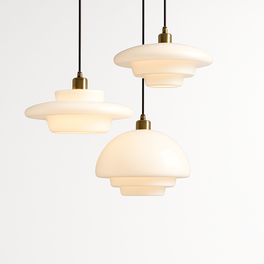 suspension en verre nordique pour décoration intérieure élégante - vue 2 sur 9
