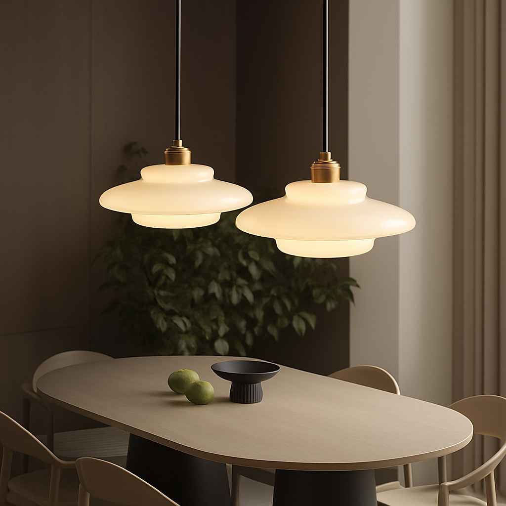 suspension en verre nordique pour décoration intérieure élégante - vue 4 sur 9