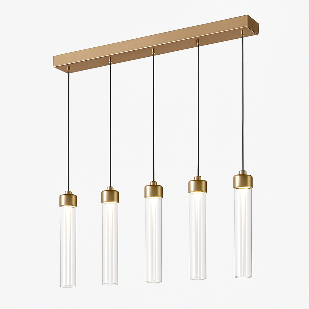 suspension en verre rayé style post-moderne pour décoration créative - vue 9 sur 10
