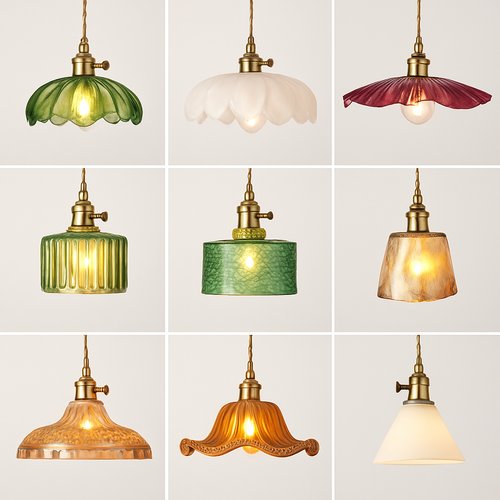 suspension en verre scandinave pour une décoration moderne