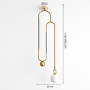 suspension industrielle nordique extensible design boule de verre