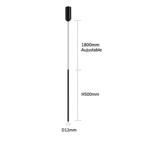 suspension led au design minimaliste pour restaurant ou bar - vue 14 sur 14