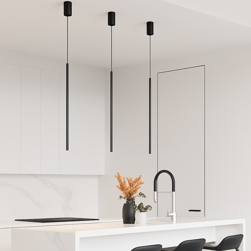 suspension led au design minimaliste pour restaurant ou bar - vue 4 sur 14
