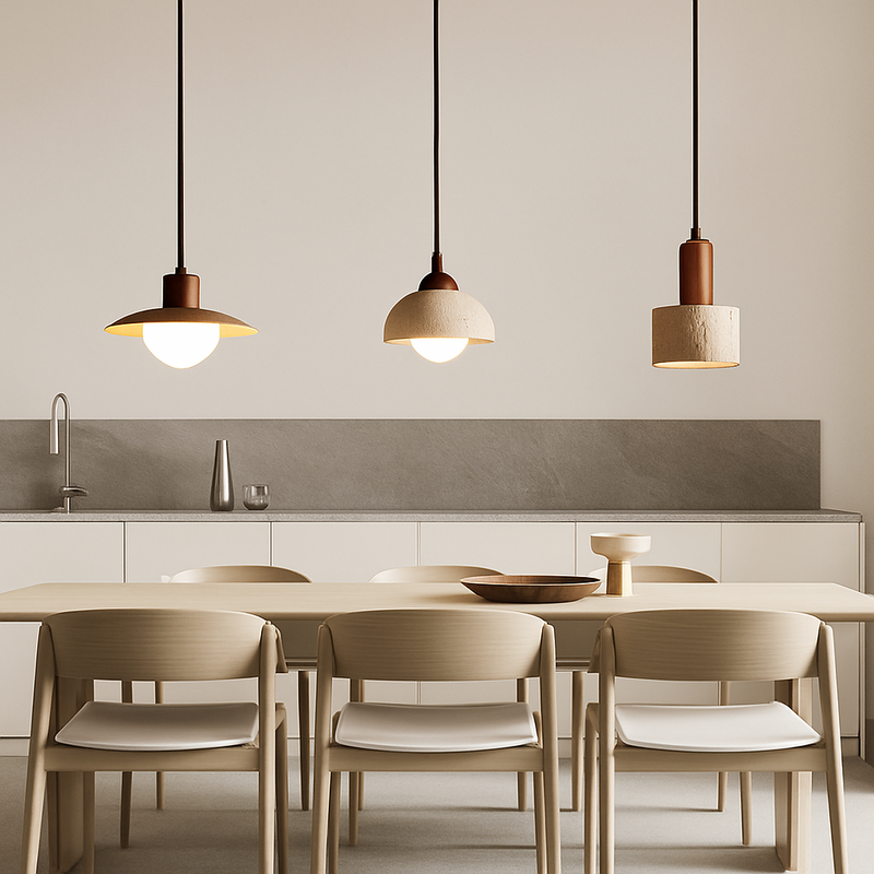 suspension led créative sandyha concepteur rétro petite pierre