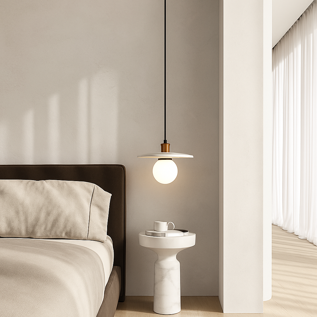 suspension led créative sandyha concepteur rétro petite pierre - vue 5 sur 15