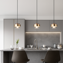 Suspension LED cylindriques en ou nordiques