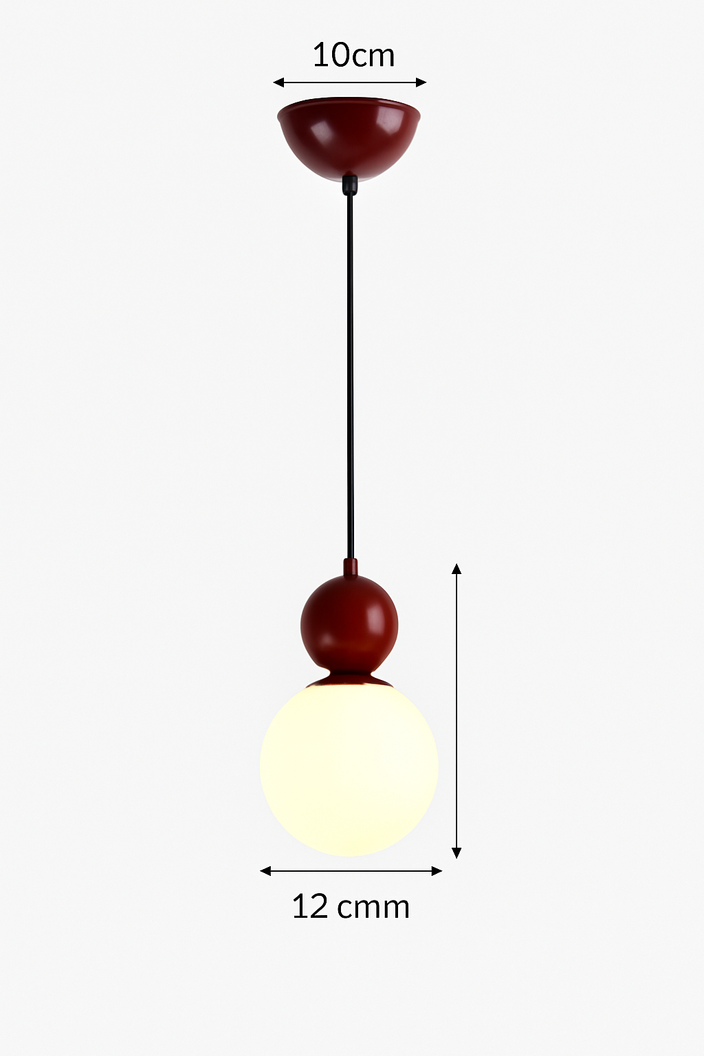 suspension LED design nordique minimaliste forme macaron