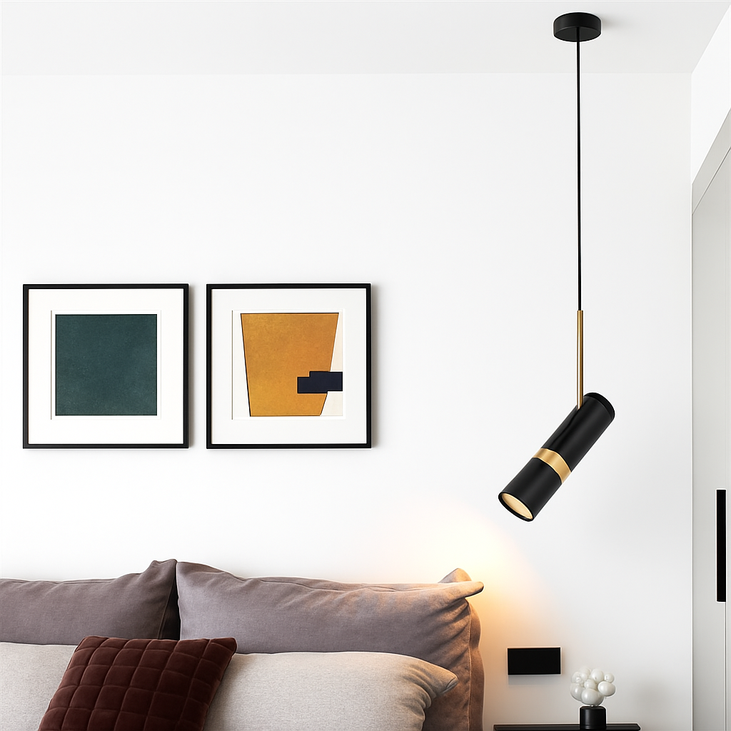 suspension LED design nordique rotatif plafonnier monté en surface réglable - vue 4 sur 10