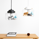 suspension led dessin animé nordique animaux mignons cadeau décoratif