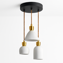Suspension LED en céramique de plusieurs formes design