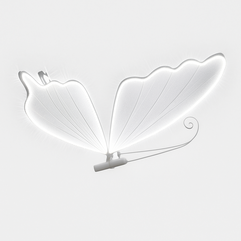 Suspension à led en forme de papillon pour décorations festives et romantiques