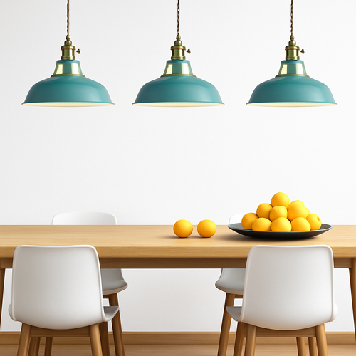 Suspension LED en métal coloré Loft