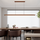 suspension LED en noyer noir tendance