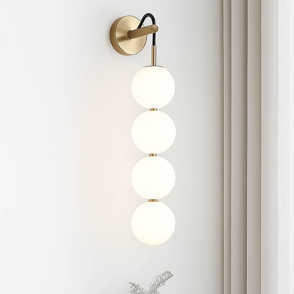 Suspension LED en verre au design nordique gris fumé - vue 6 sur 15