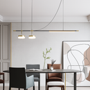 suspension à led linéaire design moderne pour décoration intérieure