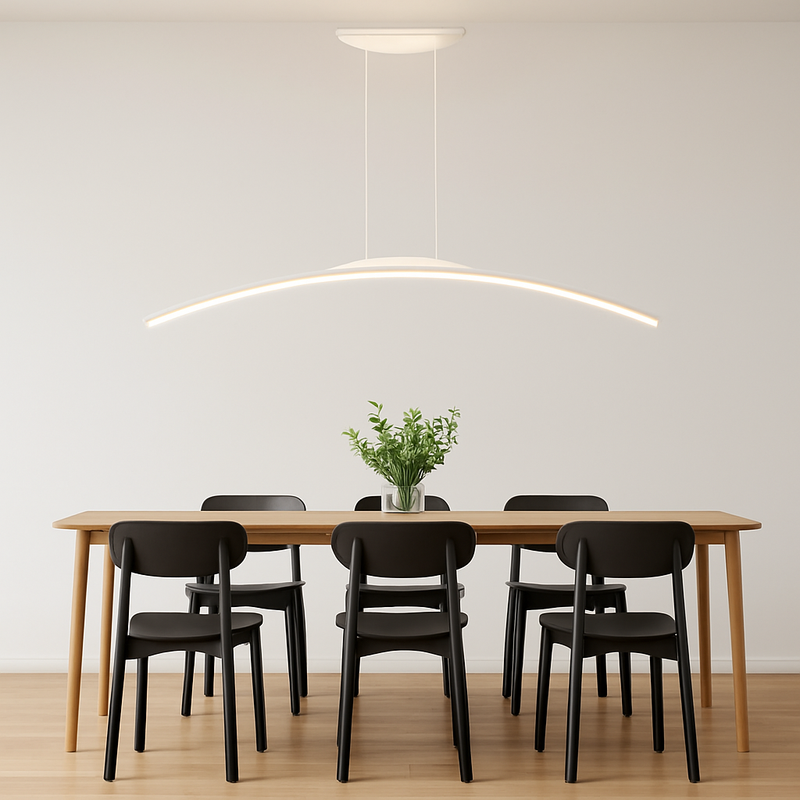 suspension led moderne minimaliste pour réception