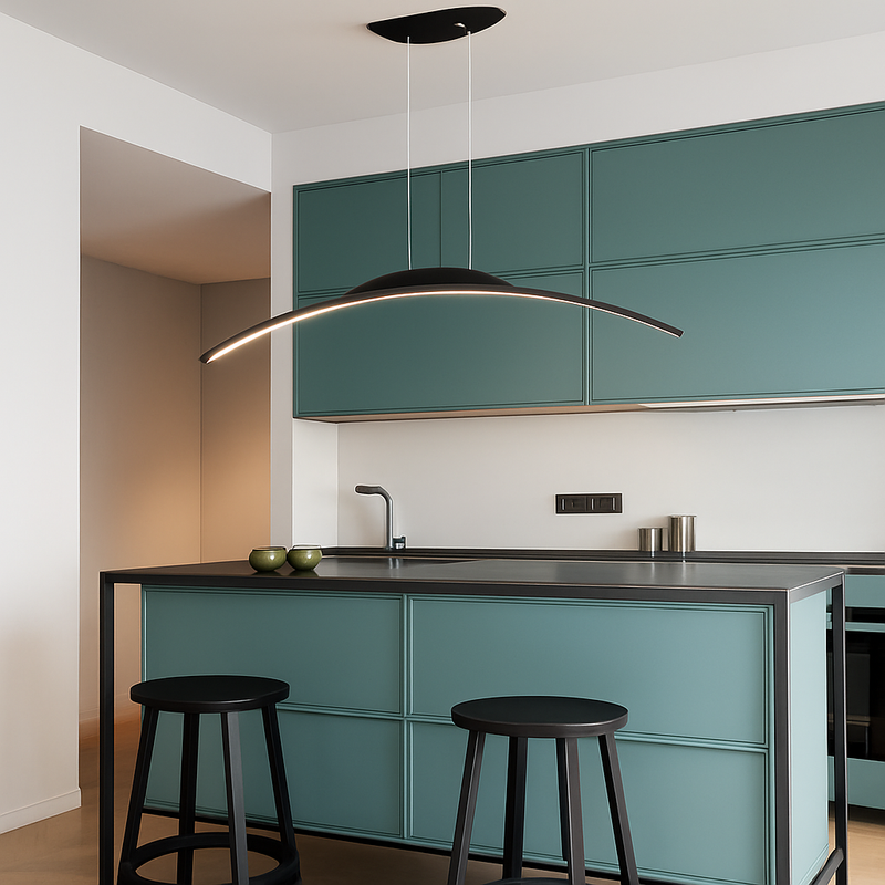 suspension led moderne minimaliste pour réception