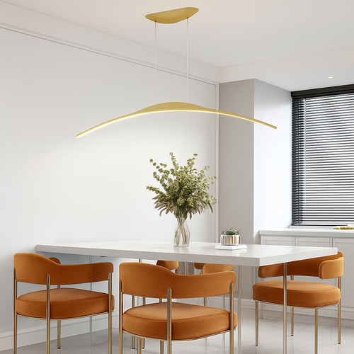 suspension led moderne minimaliste pour réception