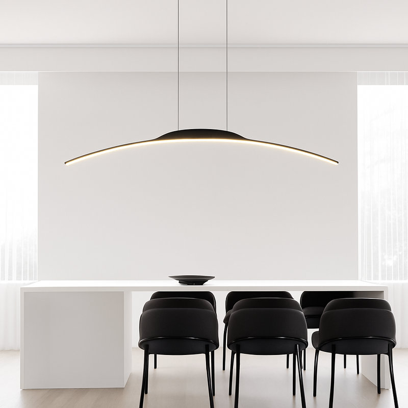 suspension led moderne minimaliste pour réception