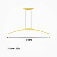 suspension led moderne minimaliste pour réception