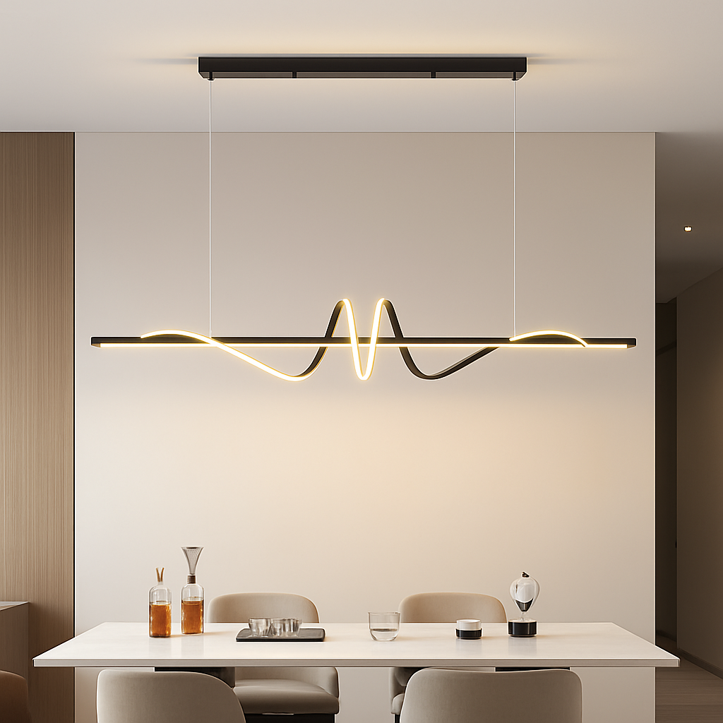 suspension à led moderne pour décoration intérieure élégante - vue 3 sur 9