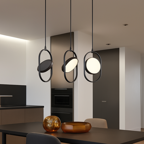 suspension led moderne pour décoration intérieure lumineuse