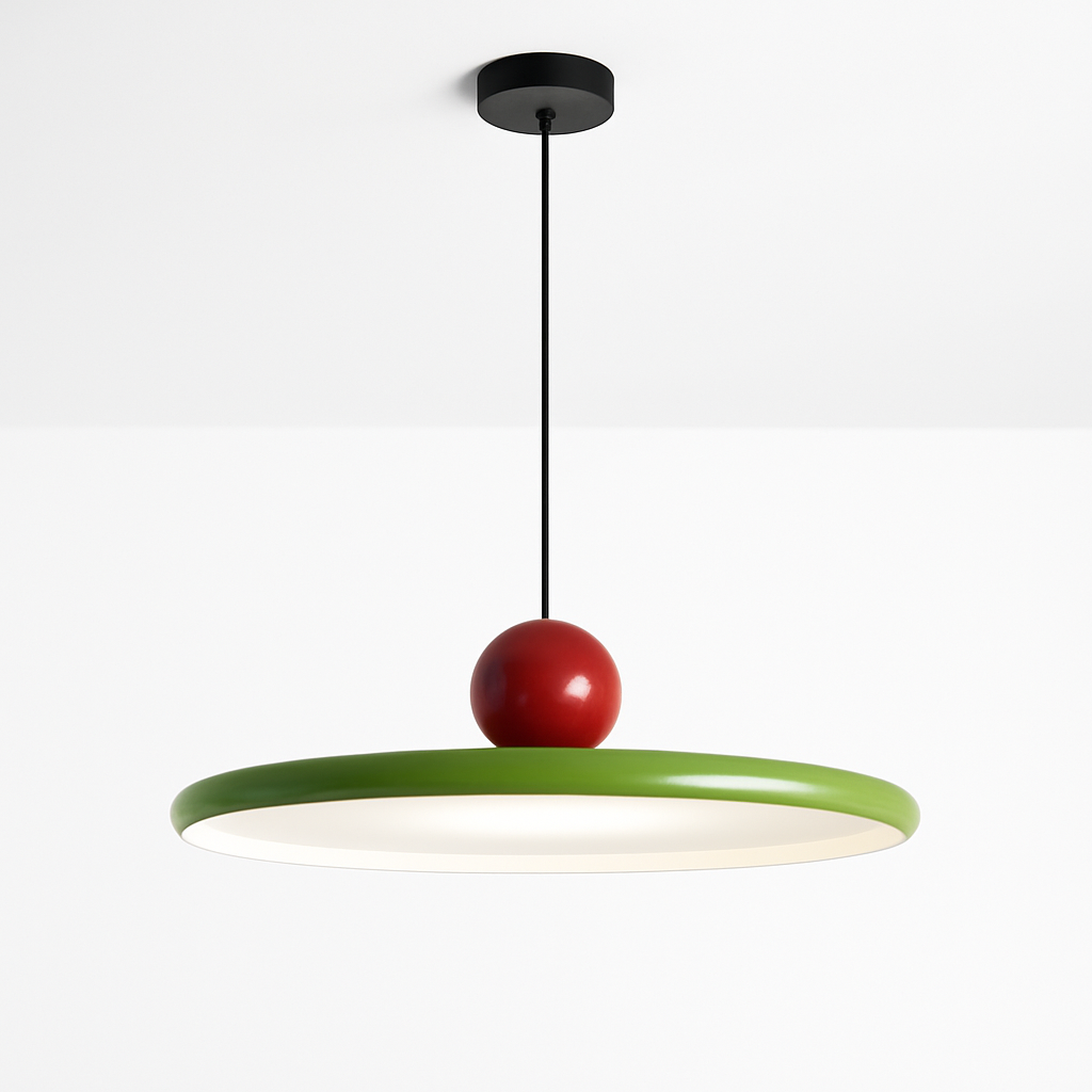 suspension led nordique style soucoupe pour éclairage intérieur - vue 5 sur 12