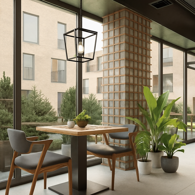 Suspension LED Vintage Loft Lanterne Suspension Hauteur Réglable Luminaire En Fer Pour Restaurant Cuisine Lumières Noires