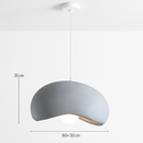 suspension à led wabi-sabi en résine créative pour décoration intérieure