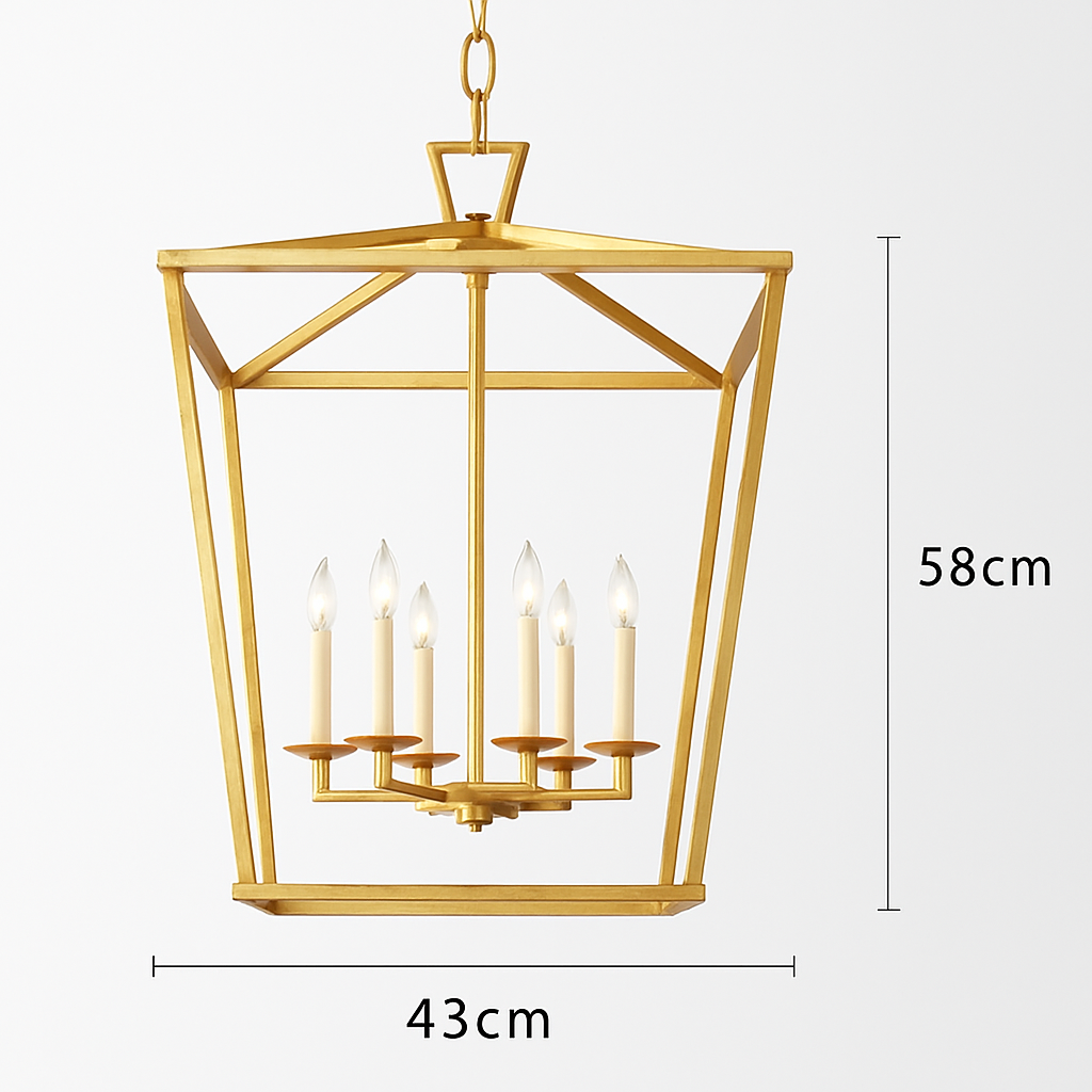 suspension loft vintage en fer cage à oiseaux moderne - vue 14 sur 16