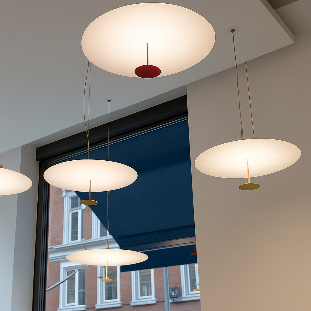 suspension luminaire ultra mince design minimaliste pour intérieur - vue 6 sur 8
