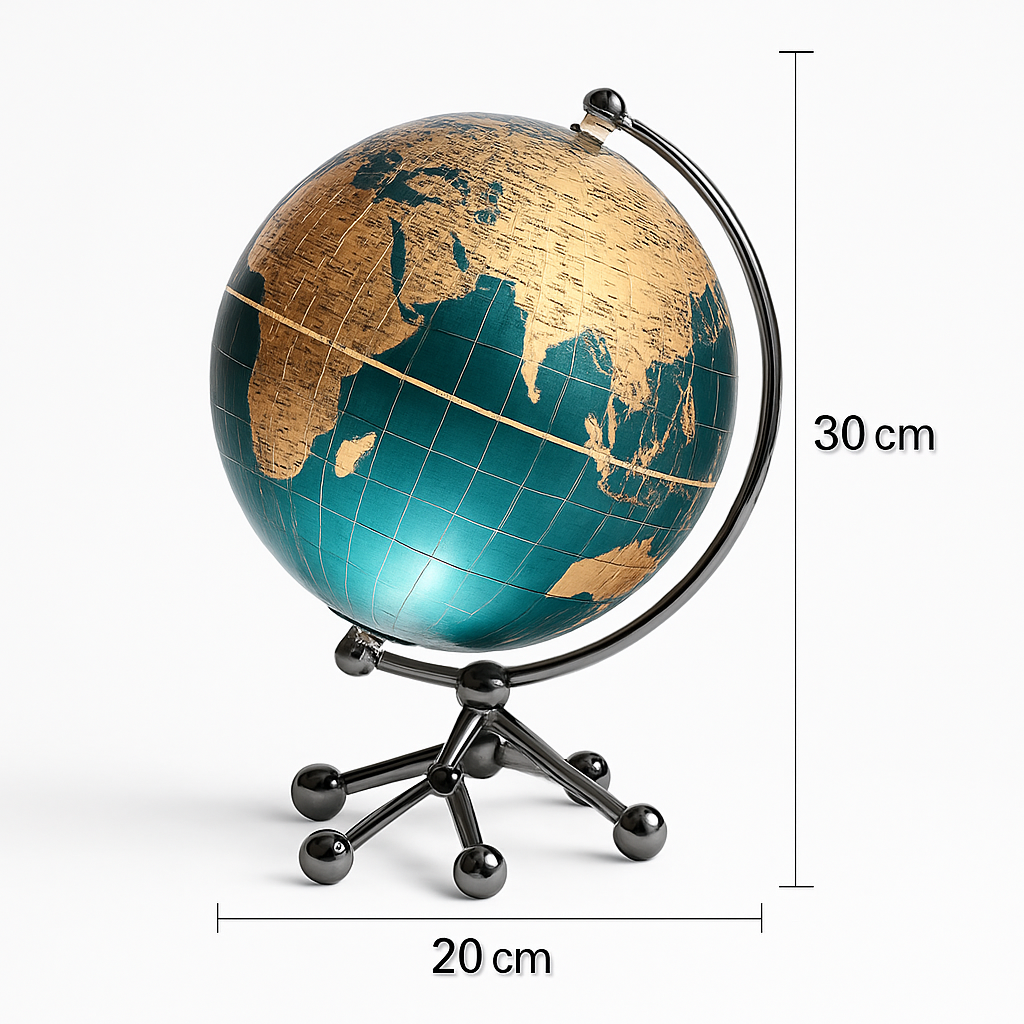 suspension lumineuse globe 3d haut de gamme cadeau enseignant - vue 8 sur 13