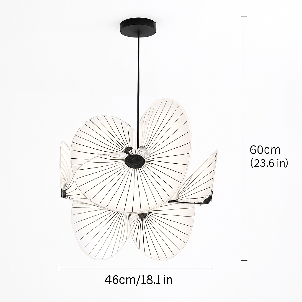 suspension minimaliste en tissu pour décoration intérieure moderne