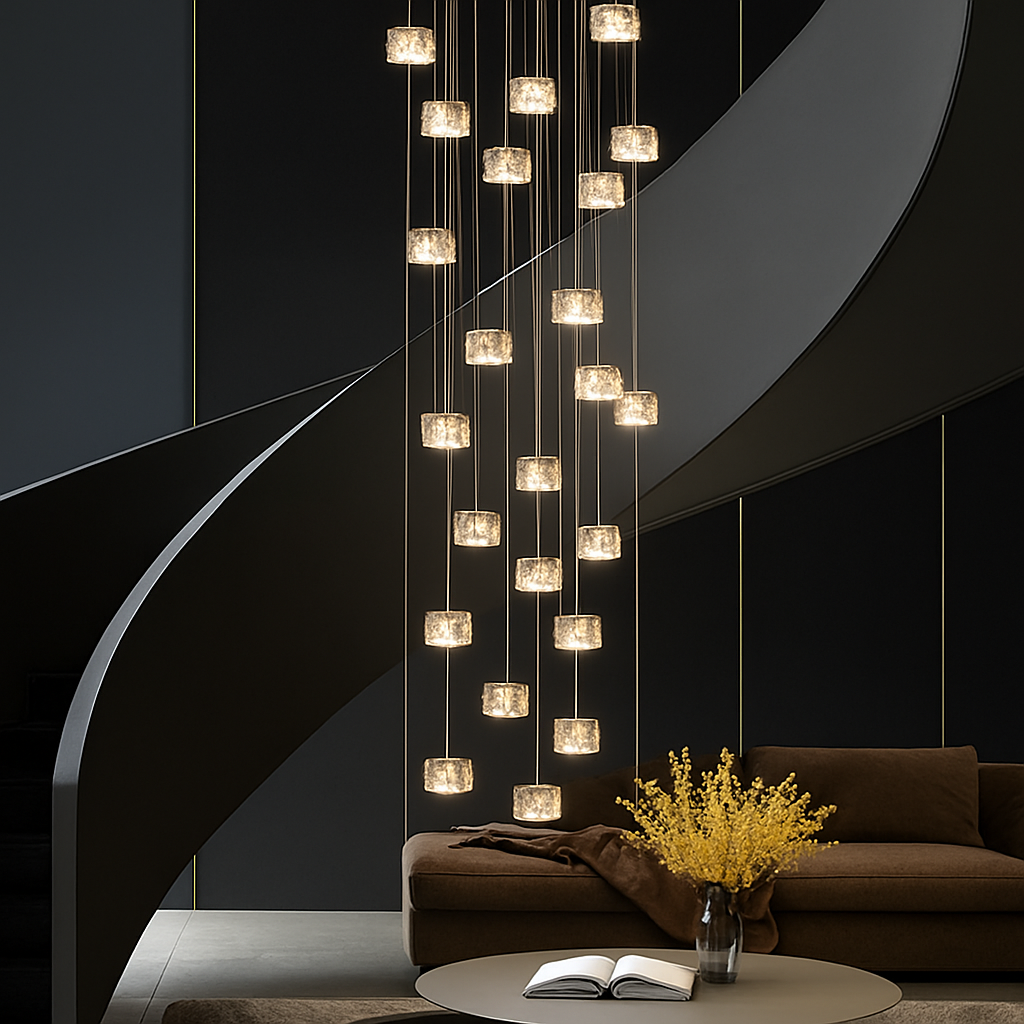 suspension minimaliste luxe pour éclairage moderne intérieur - vue 4 sur 16