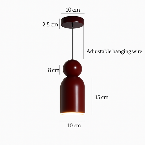 suspension moderne à câble long pour décoration intérieure - vue 16 sur 15