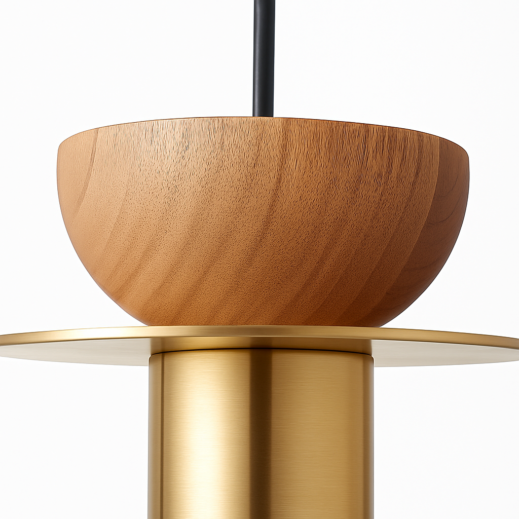 suspension moderne en bois pour bar - vue 6 sur 14