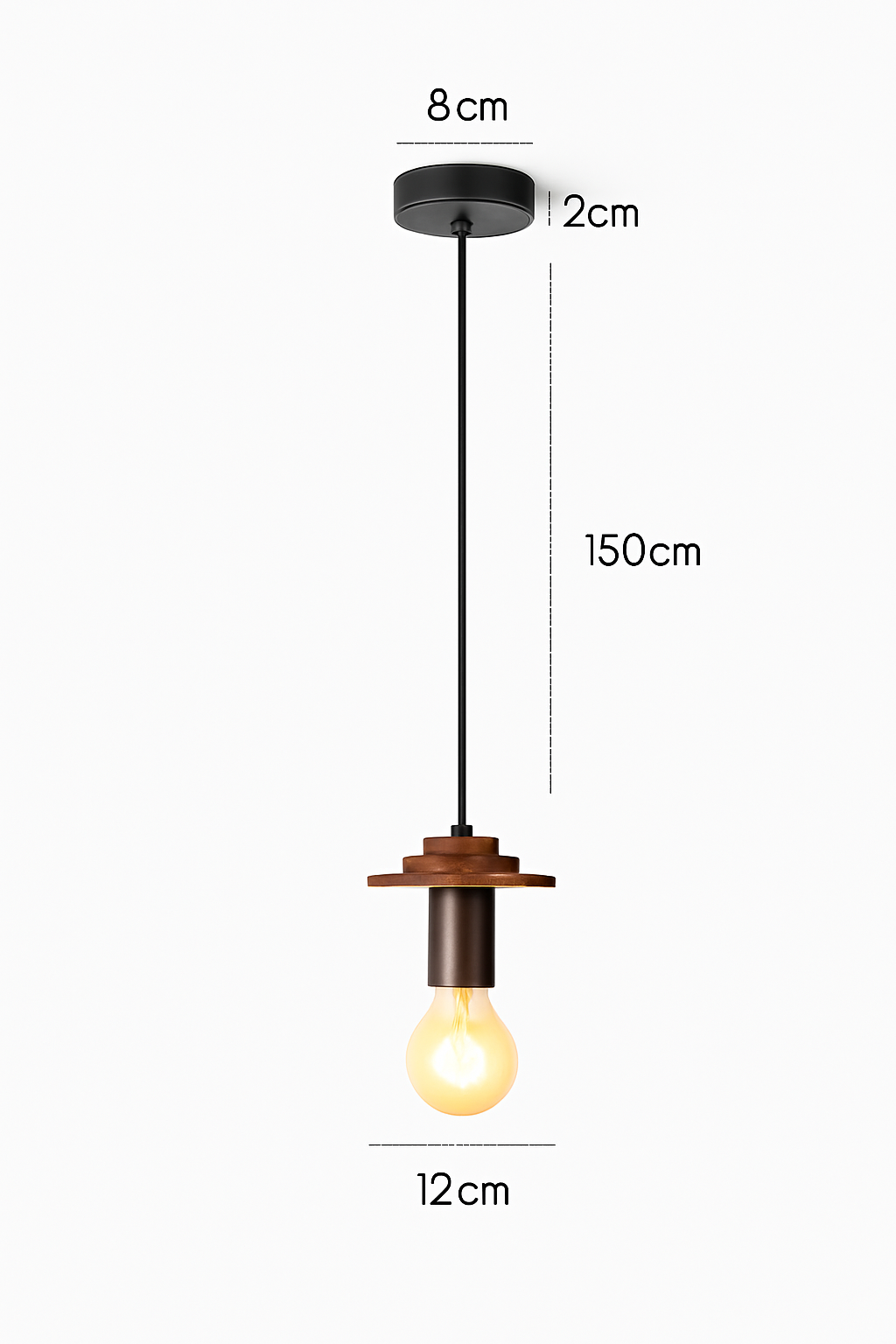 suspension moderne en bois pour bar - vue 7 sur 14