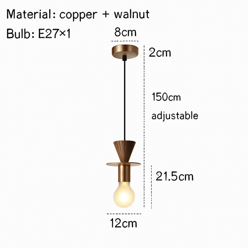 suspension moderne en bois pour bar - vue 9 sur 14