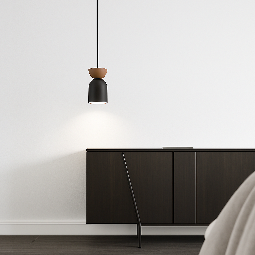 suspension moderne en cuivre pour décoration créative et personnalisée - vue 4 sur 7