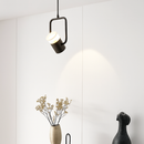 suspension moderne en métal avec projecteur rotatif réglable
