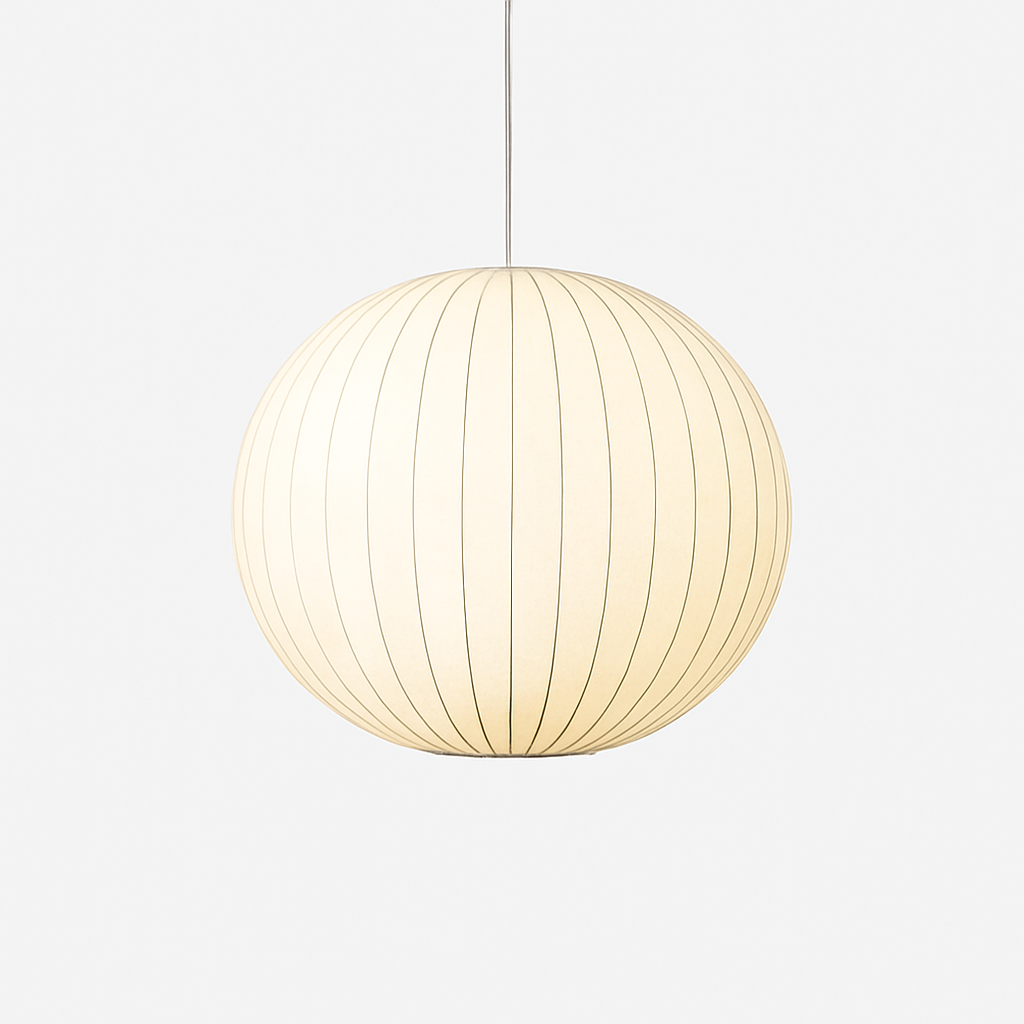 Suspension moderne en papier style japonais Silk - vue 7 sur 30