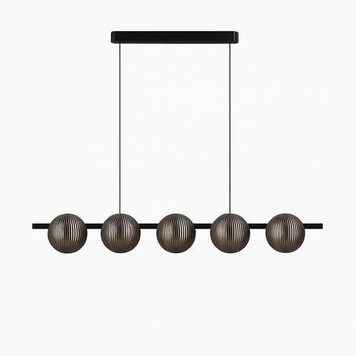 suspension moderne en verre pour décoration intérieure élégante