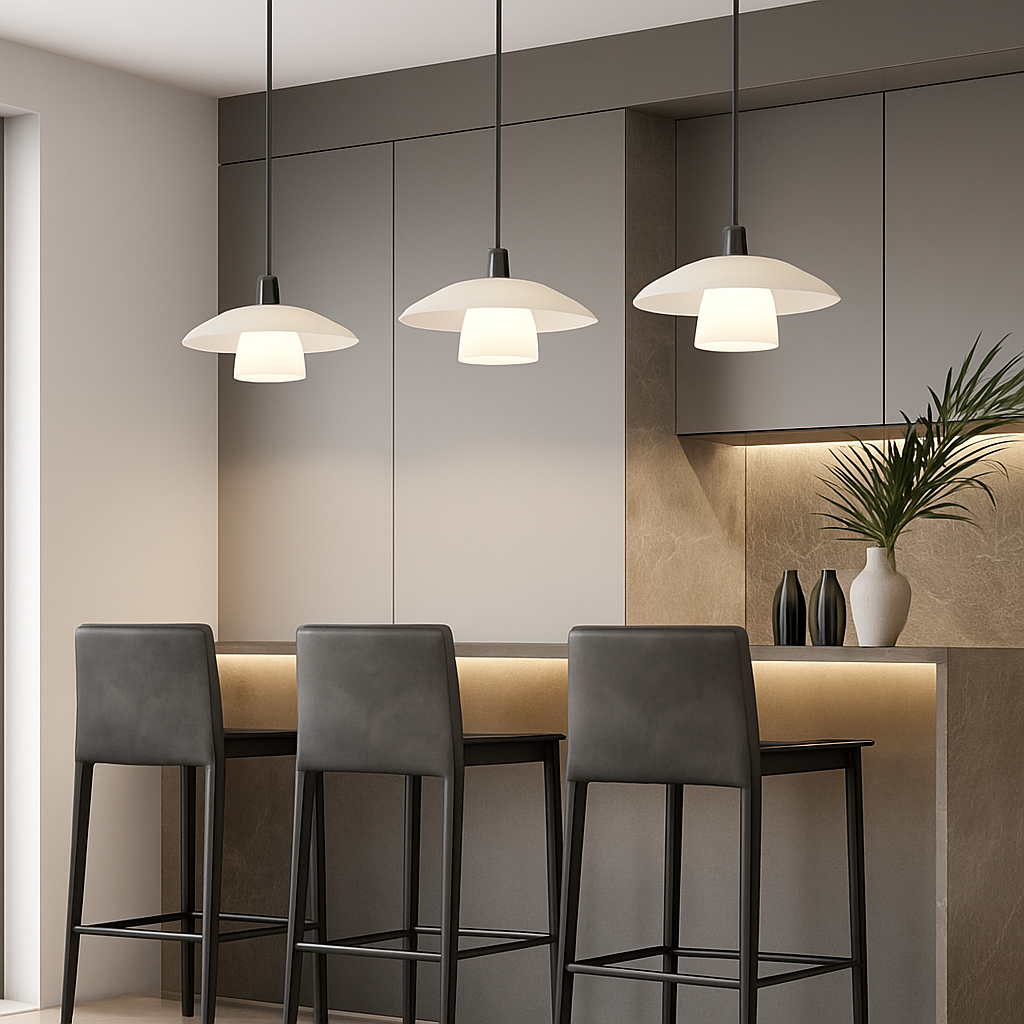 Suspension moderne japonaise pour décoration intérieure - vue 4 sur 8