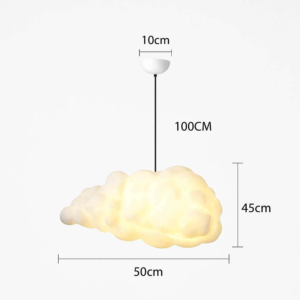 Suspension moderne LED en forme de nuage Kids - vue 9 sur 11