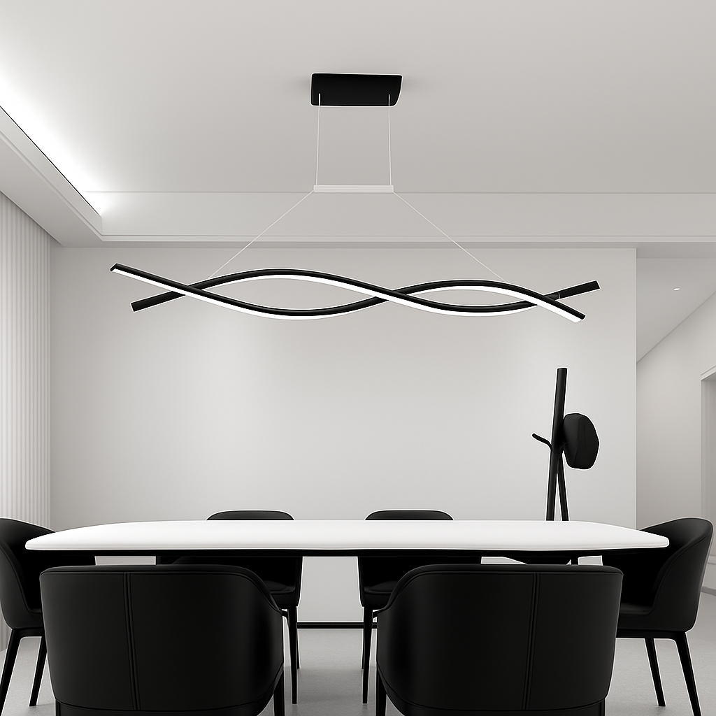 suspension moderne à led pour décoration intérieure élégante - vue 2 sur 7