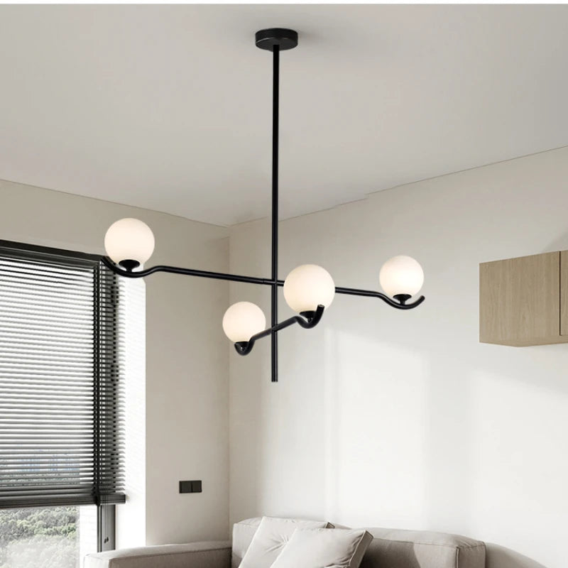 suspension moderne à led pour décoration intérieure élégante