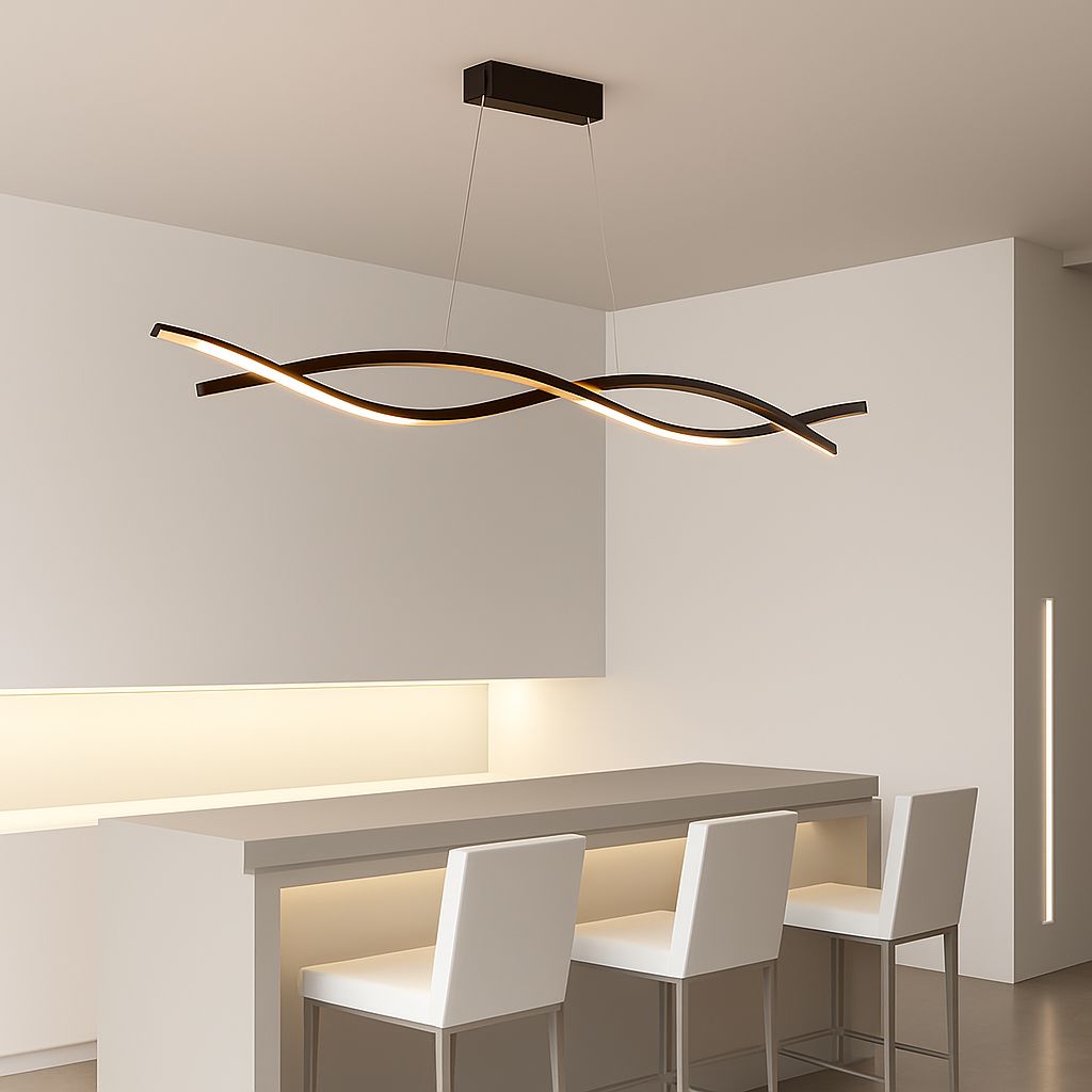 suspension moderne à led pour décoration intérieure élégante - vue 6 sur 7